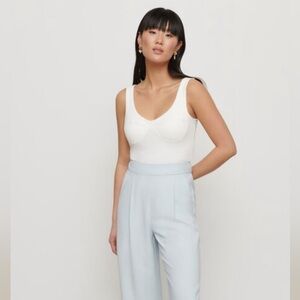 NWT Dynamite Cropped Ribbed Bustier Tank